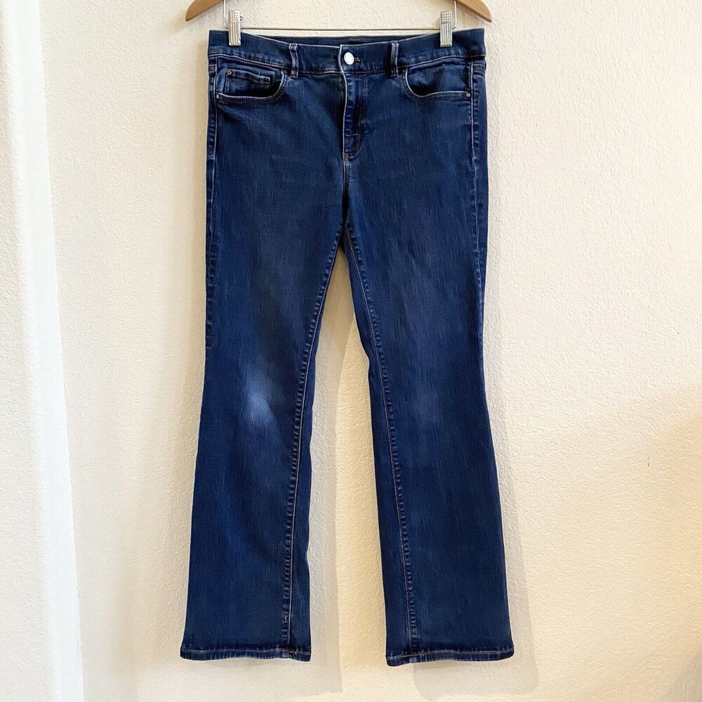 Ann Taylor Women’s 8 Slim Boot Cut Denim Stretch Jeans Long Pants